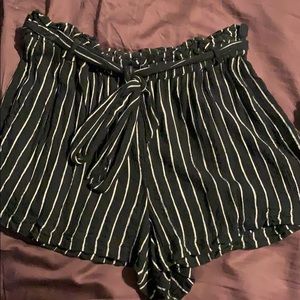 American Eagle striped shorts